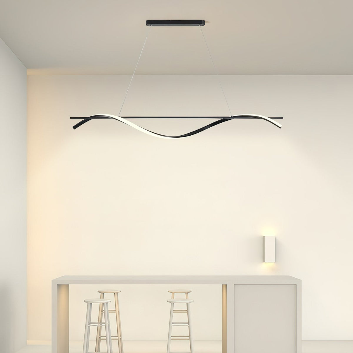 Swirl Chandelier
