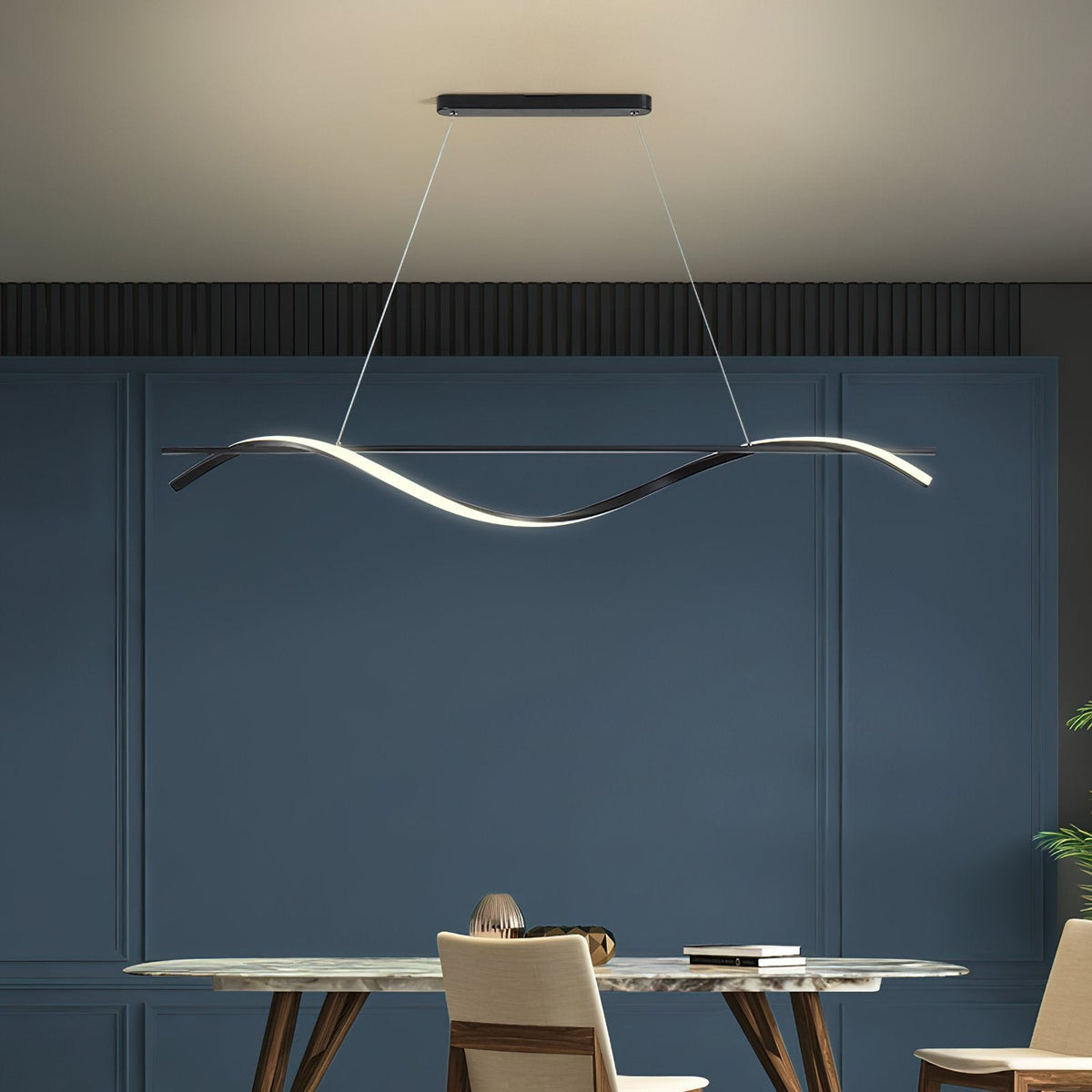 Swirl Chandelier