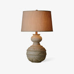Sylvan Grace Table Lamp – Modern Rustic Wooden Bedside Light