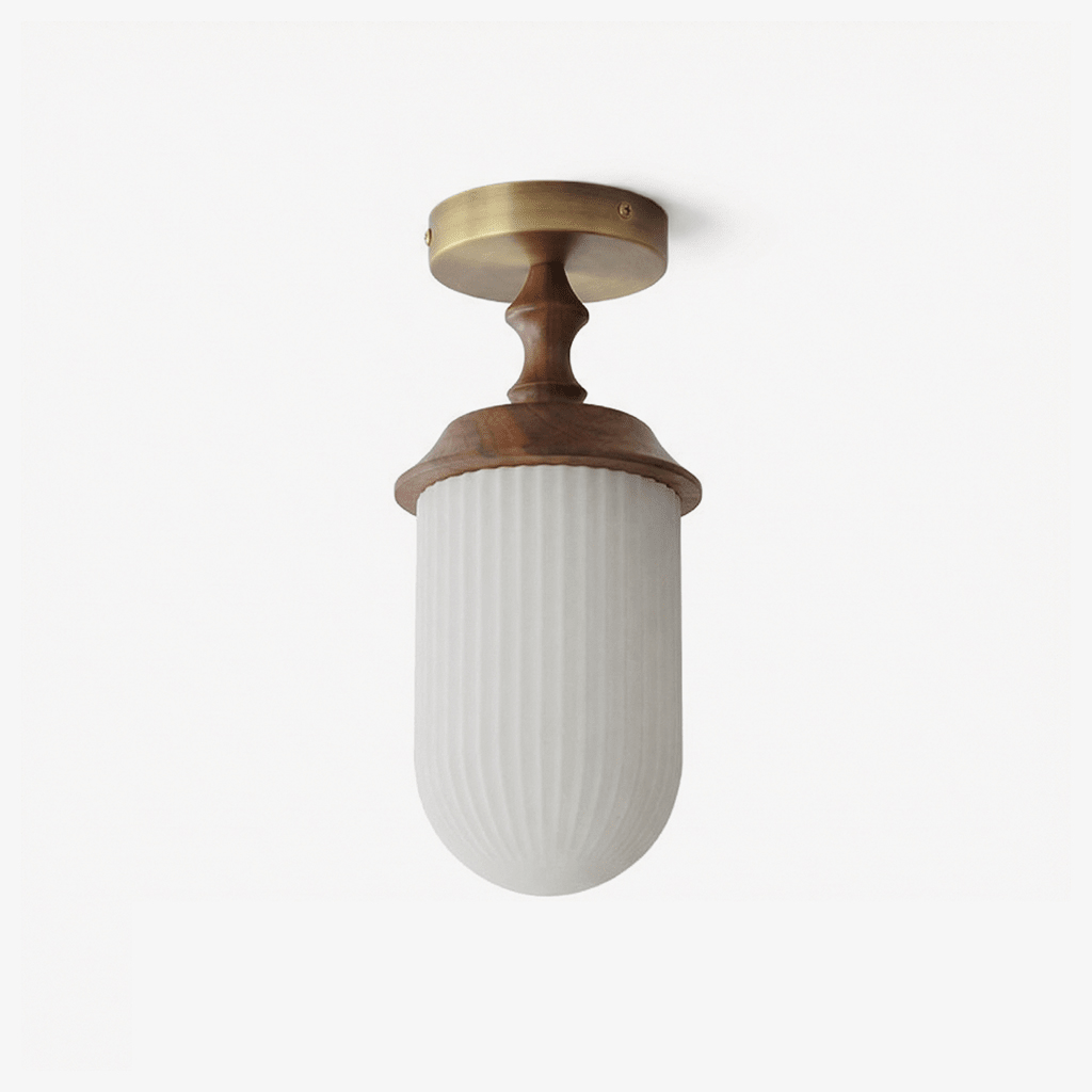 Sylvan Wood Rim Ceiling Light – Modern Minimalist Flush Mount