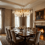 Sylvaris Crystal Branch Chandelier in Warm Brass