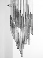 Symphony Orchestra Chandelier – Gold Nano-Coated Crystal Glass Pendant Light