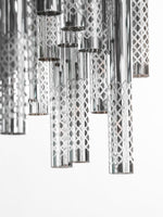 Symphony Orchestra Chandelier – Gold Nano-Coated Crystal Glass Pendant Light