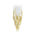 Symphony Orchestra Chandelier – Gold Nano-Coated Crystal Glass Pendant Light