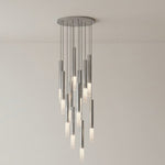 Symphony Orchestra Chandelier – Gold Nano-Coated Crystal Glass Pendant Light