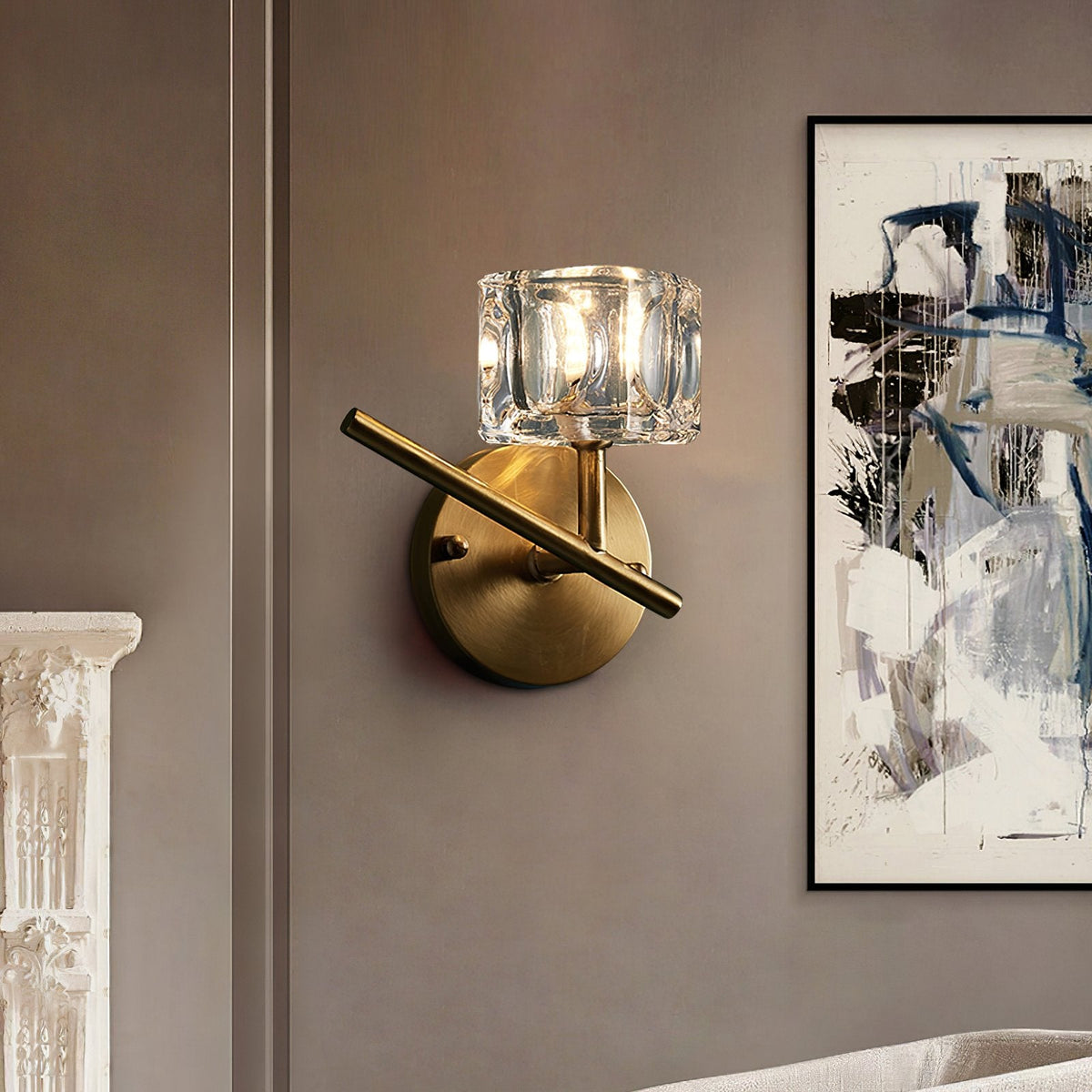 Syrah Vintage Crystal Wall Lamp
