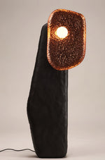 TC Sculptural Floor Lamp in Metal and Fiberglass for Modern Interiors