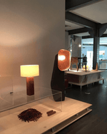 TC Sculptural Floor Lamp in Metal and Fiberglass for Modern Interiors