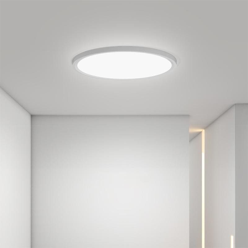 Aurelia Round LED Flush Mount Ceiling Light in Matte Black