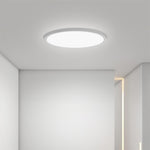 Aurelia Round LED Flush Mount Ceiling Light in Matte Black