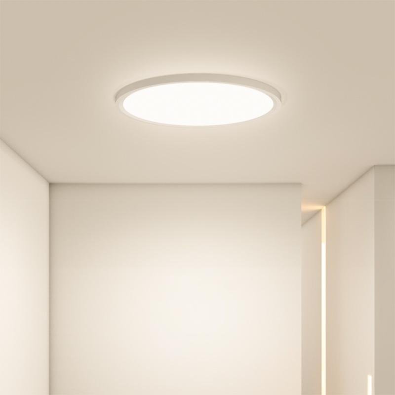 Aurelia Round LED Flush Mount Ceiling Light in Matte Black
