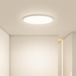 Aurelia Round LED Flush Mount Ceiling Light in Matte Black