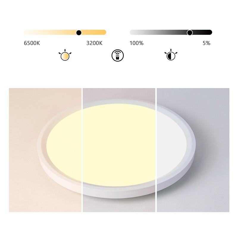 Aurelia Flush Mount Ceiling Light in Black or White