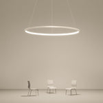 Modern Linear LED Chandelier with Adjustable Suspension for Dining and Living Spaces