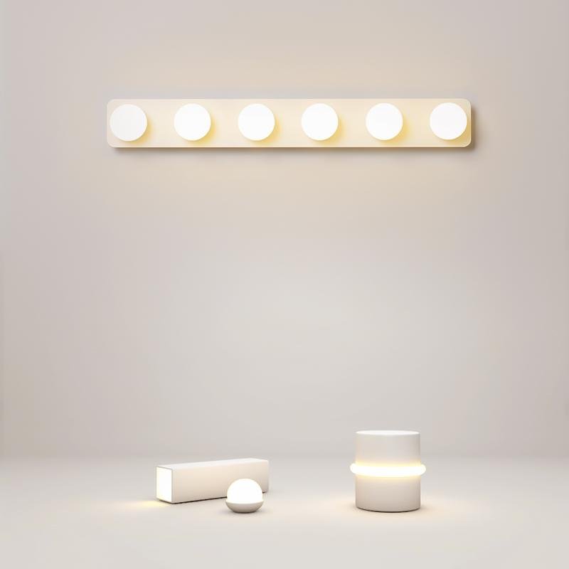 Modern LED Wall Sconces with Spherical Bulbs, 4 or 6 Heads