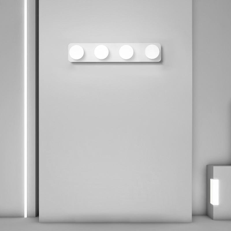 Modern LED Wall Sconces with Spherical Bulbs, 4 or 6 Heads