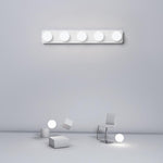 Aurelia Five-Light Adjustable LED Wall Sconce in Matte White