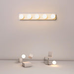 Aurelia Five-Light Adjustable LED Wall Sconce in Matte White
