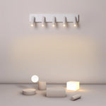 Aurelia Five-Light Adjustable LED Wall Sconce in Matte White