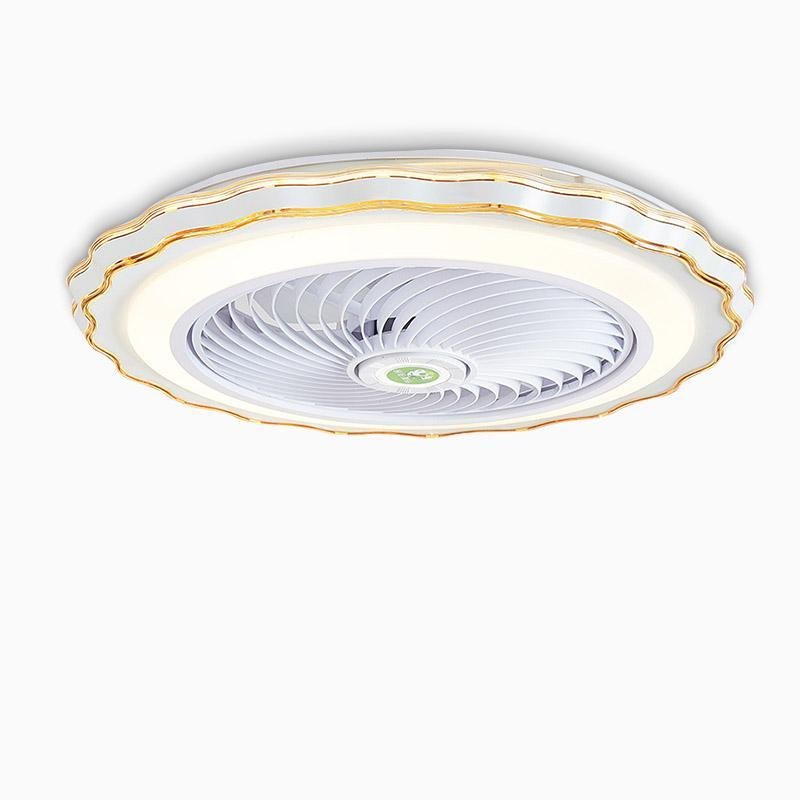 Aurelia Crown Bladeless Ceiling Fan with Integrated LED Light and Remote