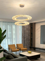 Tanager Crystal Geometric Chandelier for Dining Room and Foyer