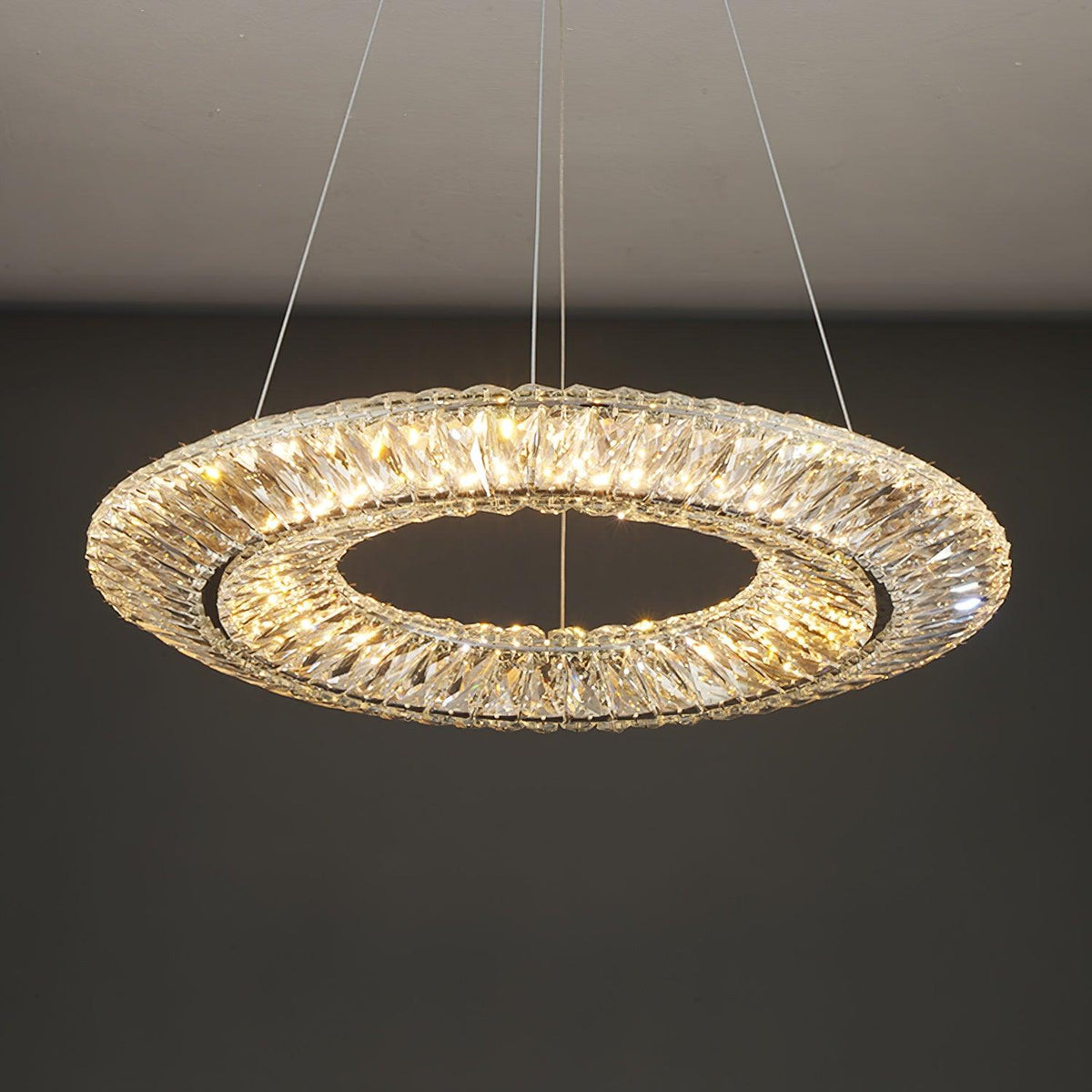 Tanager Crystal Geometric Chandelier for Dining Room and Foyer