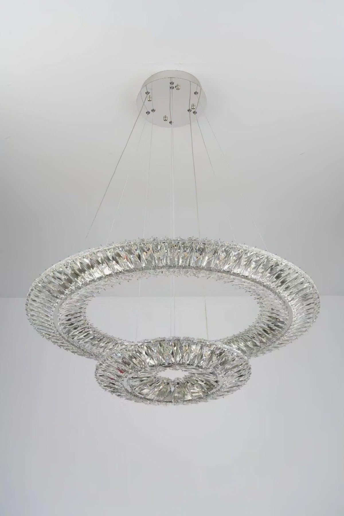 Tanager Crystal Geometric Chandelier for Dining Room and Foyer