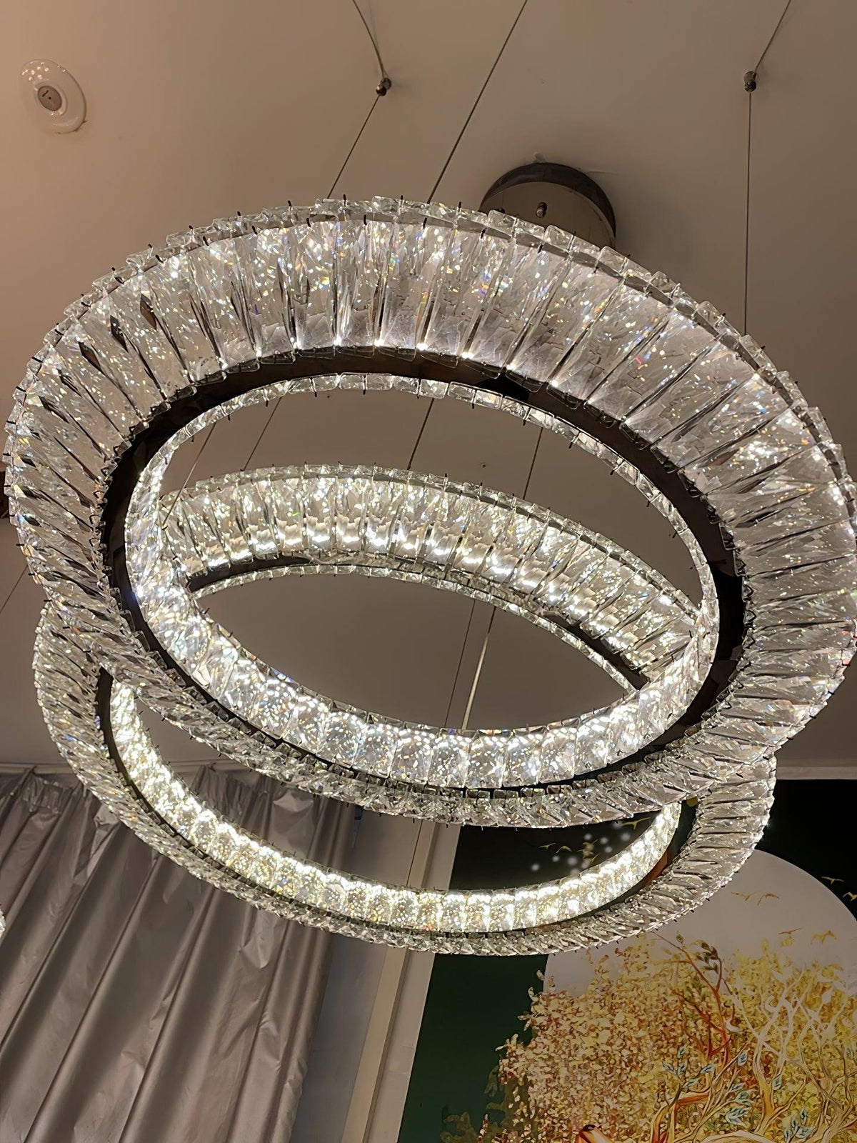 Tanager Crystal Geometric Chandelier for Dining Room and Foyer
