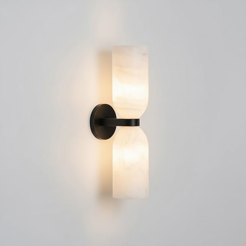 Alabaster Nexus Wall Sconce — Handcrafted Spanish Stone Up-Down Light