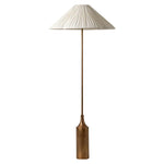 Tansu Rattan Floor Lamp with Marble Base – Modern Asian-Inspired Lighting for Living Room & Bedroom
