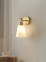 Tapered Alabaster Wall Sconce