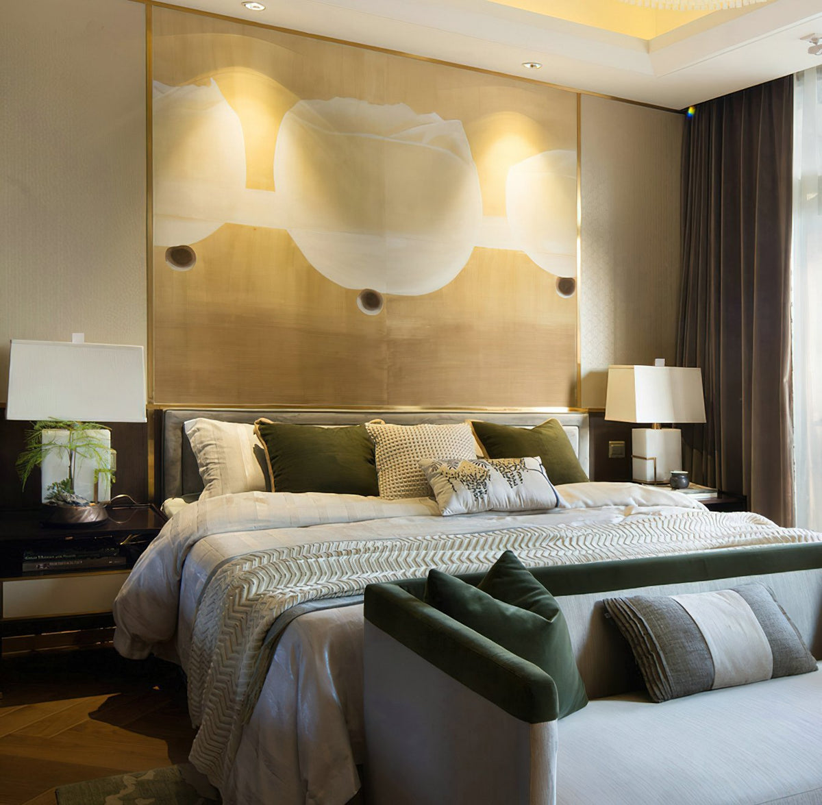 Tapered Fabric Table Lamp