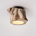 Tarn Hollow Natural Wood LED Ceiling Light – Flush Mount for Modern Interiors