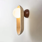 Tavian Arch Travertine Wall Sconce in Yellow Travertine