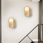 Tavian Arch Travertine Wall Sconce in Yellow Travertine