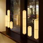 Tekio Designer Pendant Light with Silk Shade for Modern Interiors