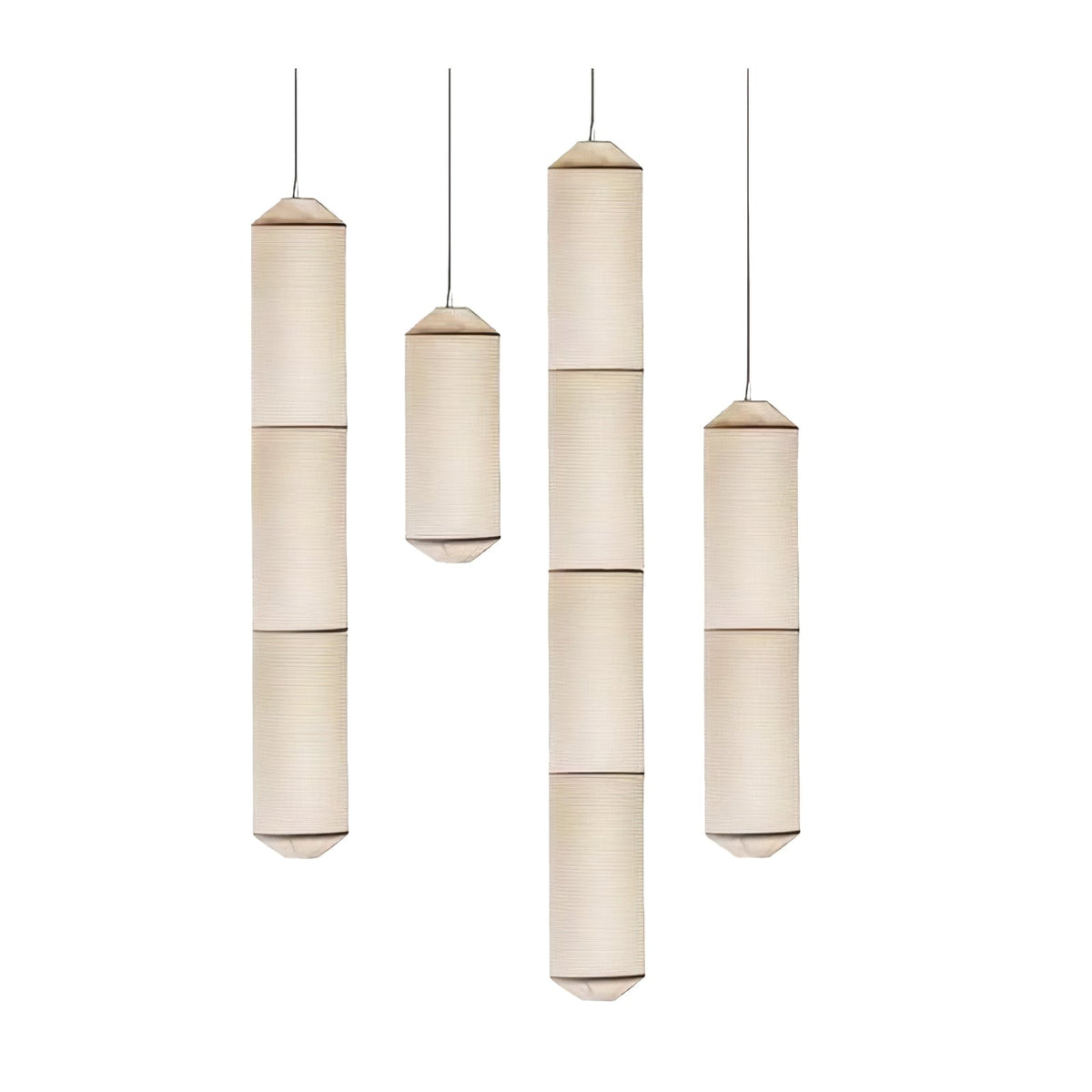 Tekio Designer Pendant Light with Silk Shade for Modern Interiors