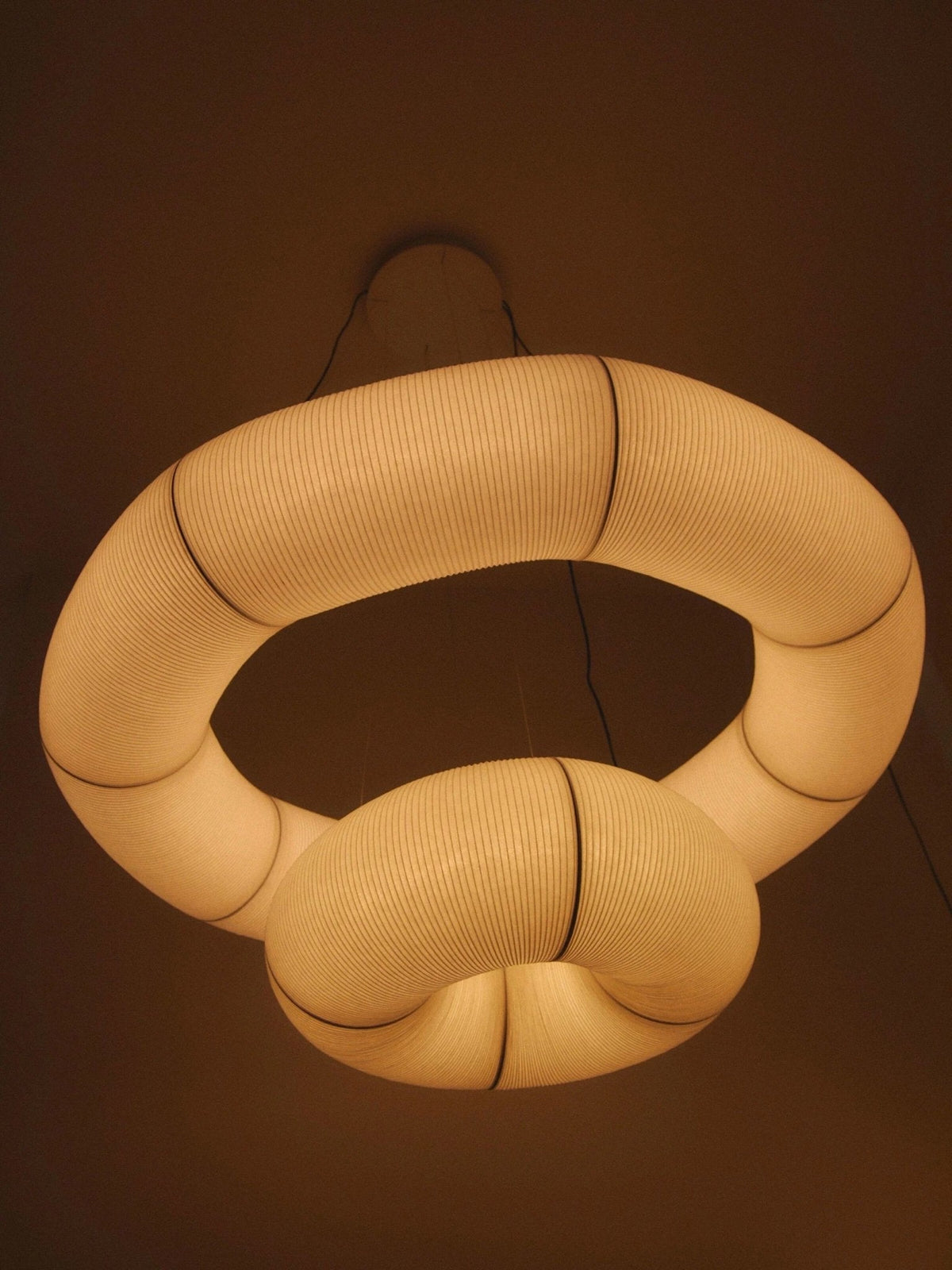 Tekio Designer Pendant Light with Silk Shade for Modern Interiors