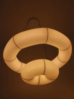 Tekio Designer Pendant Light with Silk Shade for Modern Interiors
