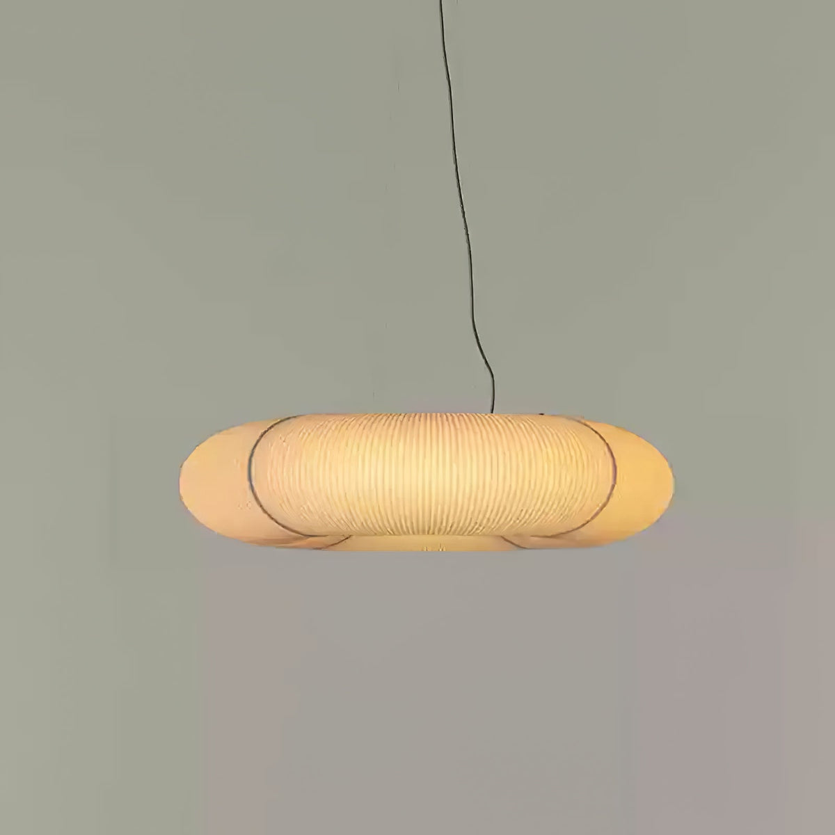 Tekio Designer Pendant Light with Silk Shade for Modern Interiors