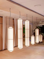 Tekio Designer Pendant Light with Silk Shade for Modern Interiors