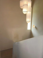 Tekio Designer Pendant Light with Silk Shade for Modern Interiors