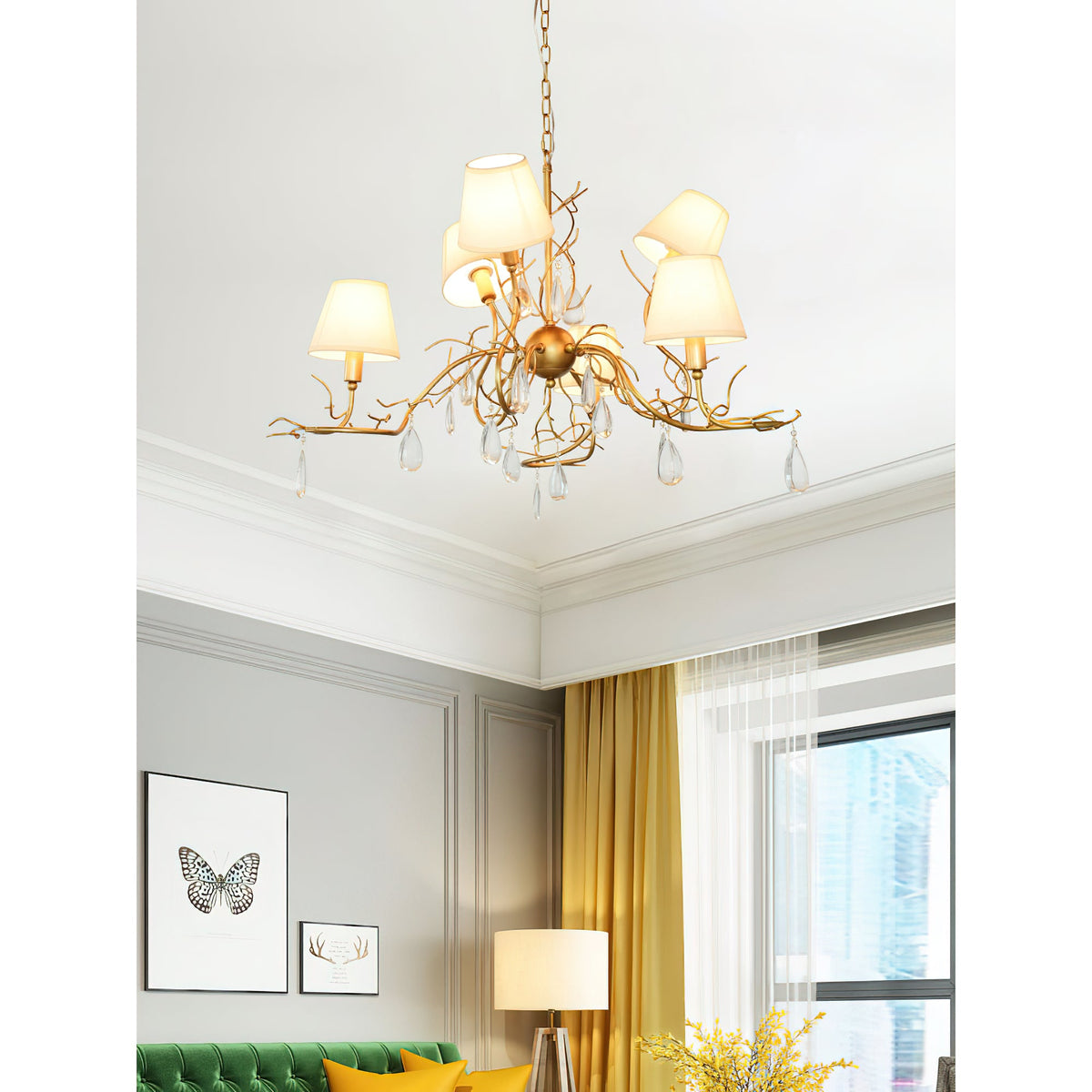 tendril-chandelier