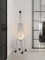 Obelisk Mesh Floor Lamp – Modern Sculptural LED Floor Light for Living Room