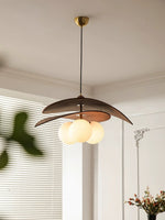 Terra Bloom Sculptural Pendant Light with Layered Shades