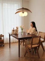 Terra Bloom Sculptural Pendant Light with Layered Shades