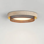 Terra Forge Ceiling Light in Yellow Travertine