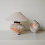 Terra Nova Ceramic Table Lamp with Linen Shade for Modern Interiors