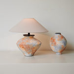 Terra Nova Ceramic Table Lamp with Linen Shade for Modern Interiors