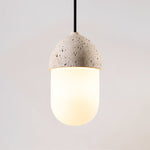 Terra Orb Cluster Pendant Light – Natural Travertine & Glass Trio
